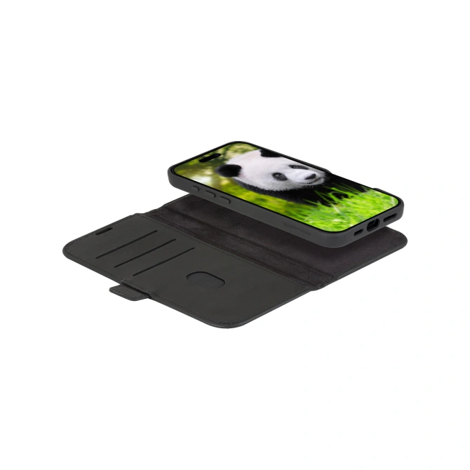 dbramante1928 Lynge Bookcase MagSafe Apple iPhone 16 - Zwart