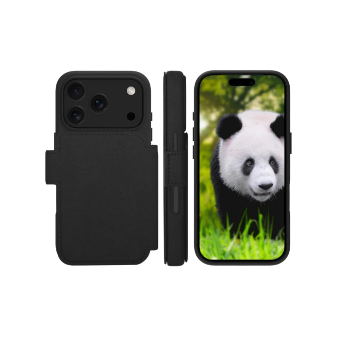 dbramante1928 Lynge Bookcase MagSafe Apple iPhone 17 Pro - Zwart