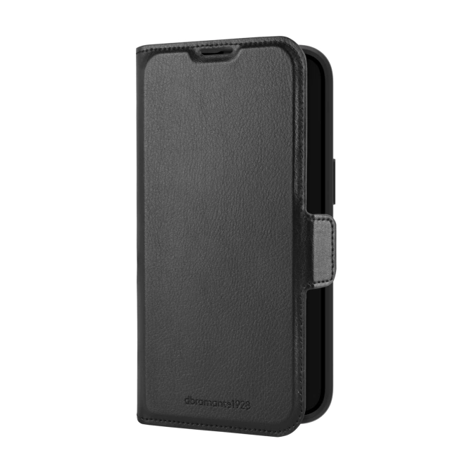 dbramante1928 Oslo Pro Bookcase Apple iPhone 17e / 16e - Zwart