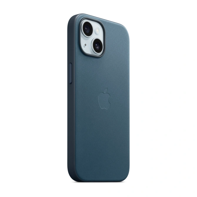 FineWoven Backcover MagSafe Apple iPhone 15 - Pacific Blue
