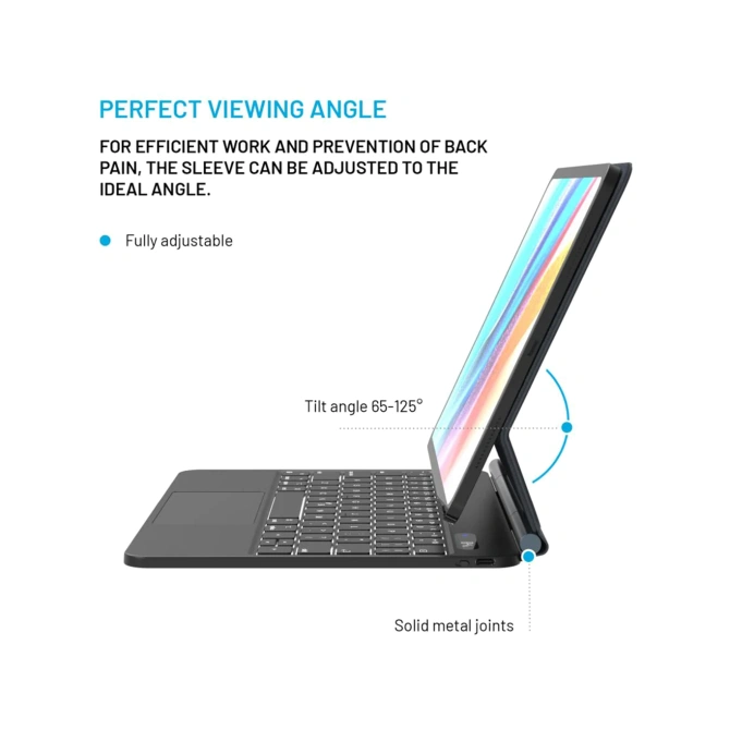 Fixed Typee keyboard case Apple iPad Air 11 inch (2026) M4 / (2025) M3 / (2024) M2 / Air 5 (2022) / Air 4 (2020) / Pro 11 (18/20/21/22) - QWERTY / NL - Zwart
