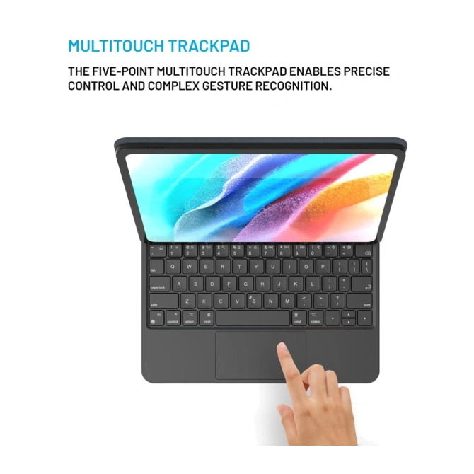 Fixed Typee keyboard case Apple iPad Air 11 inch (2026) M4 / (2025) M3 / (2024) M2 / Air 5 (2022) / Air 4 (2020) / Pro 11 (18/20/21/22) - QWERTY / NL - Zwart