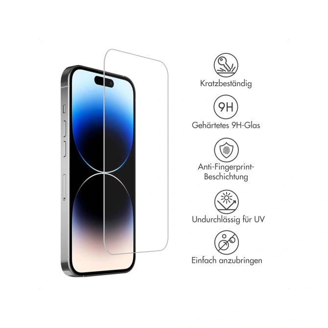 Gehard Glas Screenprotector voor Accezz Project Applicator Apple iPhone 16 / 15