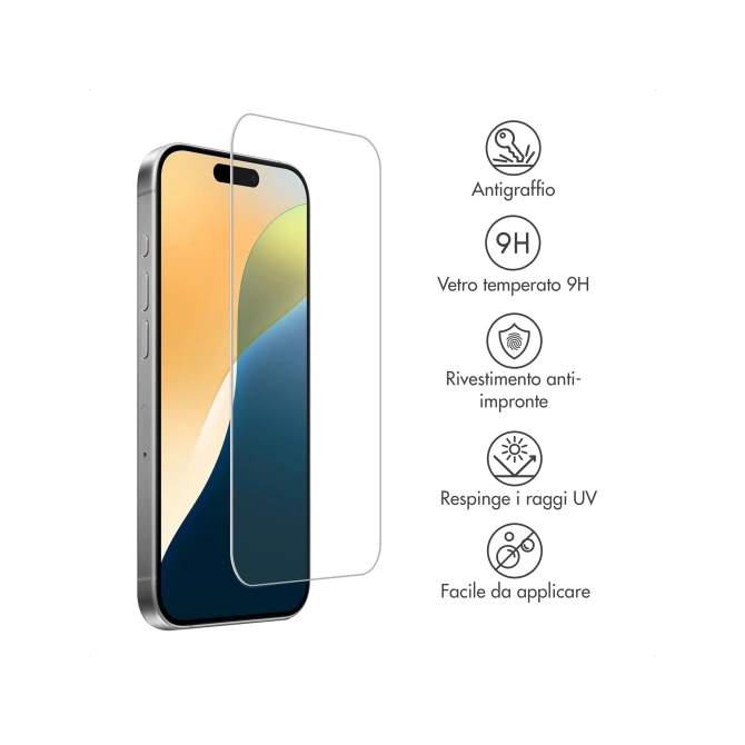 Gehard Glas Screenprotector voor Accezz Project Applicator Apple iPhone 17 / 16 Pro
