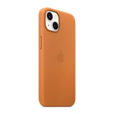 Leather Backcover MagSafe Apple iPhone 13 - Golden Brown
