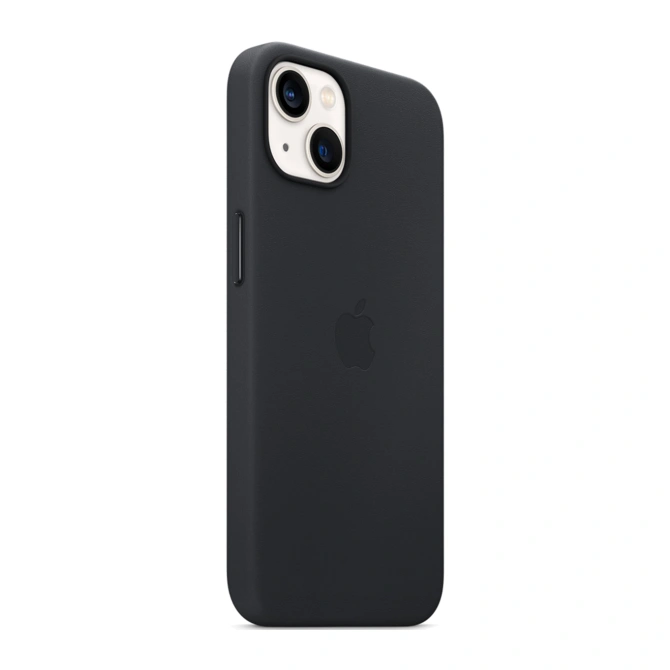 Leather Backcover MagSafe Apple iPhone 13 - Midnight