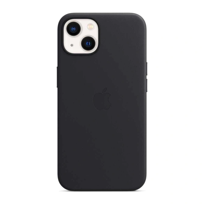 Leather Backcover MagSafe Apple iPhone 13 - Midnight