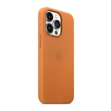 Leather Backcover MagSafe Apple iPhone 13 Pro Max - Golden Brown