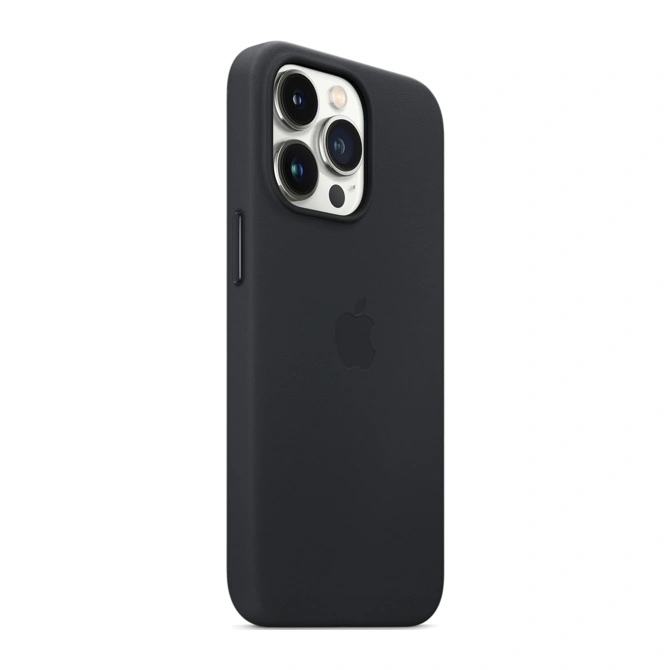 Leather Backcover MagSafe Apple iPhone 13 Pro Max - Midnight