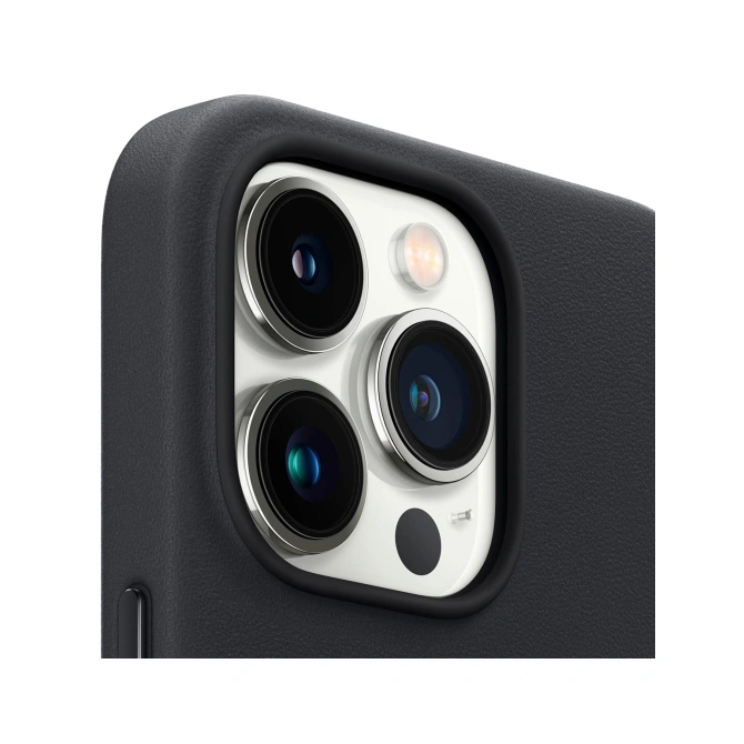 Leather Backcover MagSafe Apple iPhone 13 Pro - Midnight