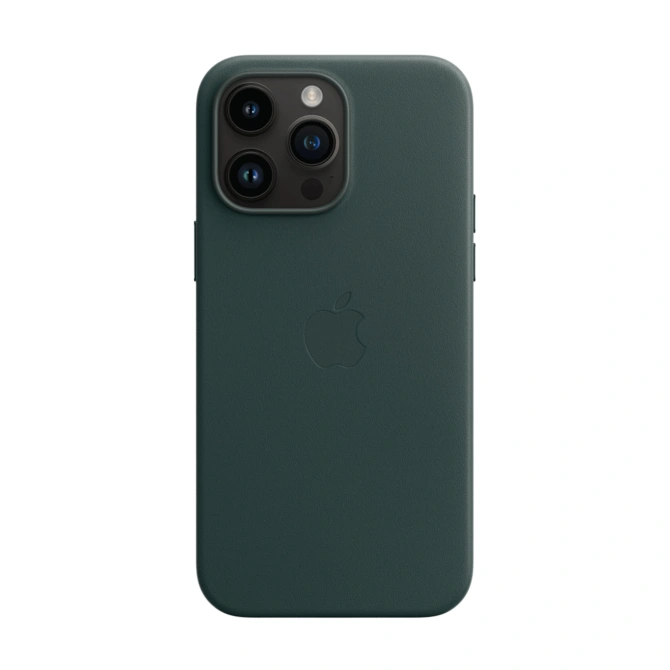 Leather Backcover MagSafe Apple iPhone 14 Pro Max - Forest Green