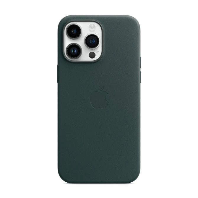 Leather Backcover MagSafe Apple iPhone 14 Pro Max - Forest Green