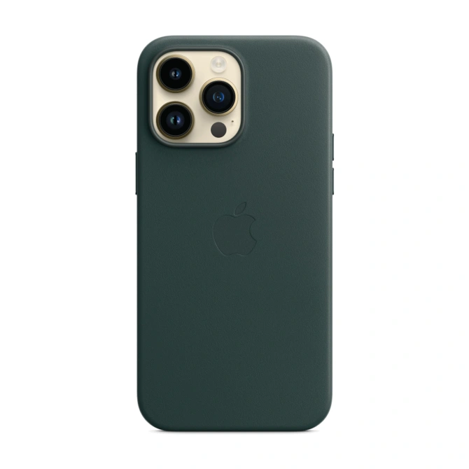 Leather Backcover MagSafe Apple iPhone 14 Pro Max - Forest Green