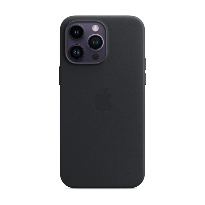 Leather Backcover MagSafe Apple iPhone 14 Pro Max - Midnight