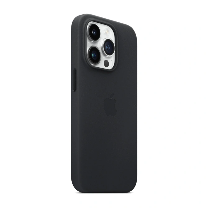 Leather Backcover MagSafe Apple iPhone 14 Pro - Midnight