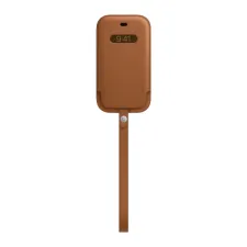 Leather Sleeve MagSafe Apple iPhone 12 (Pro) - Saddle Brown