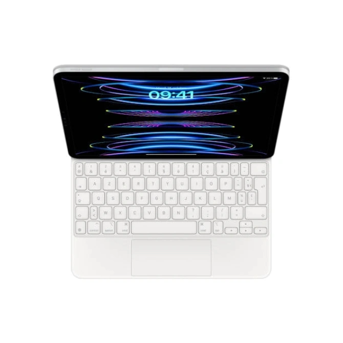 Magic Keyboard Apple iPad Air 11 inch (2026) M4 / (2025) M3 / (2024) M2 / Air 5 (2022) / Air 4 (2020) / Pro 11 (18/20/21/22) - AZERTY / FR - Wit