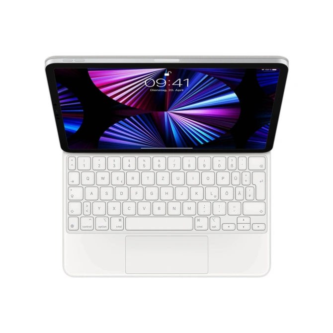Magic Keyboard Apple iPad Air 11 inch (2026) M4 / (2025) M3 / (2024) M2 / Air 5 (2022) / Air 4 (2020) / Pro 11 (18/20/21/22) - QWERTZ / DE - Wit