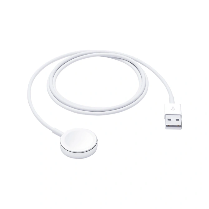 Magnetic Charging Cable Apple Watch - USB-A - 2 meter - Wit