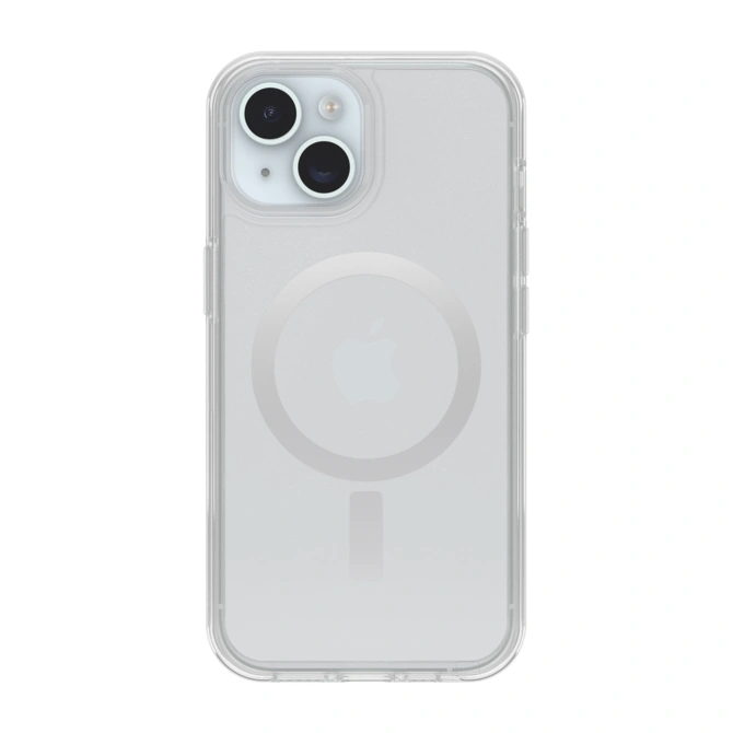 OtterBox Symmetry Clear Backcover MagSafe in Fabrieksverpakking Apple iPhone 17e / 16e / 15 / 14 / 13 - Transparant