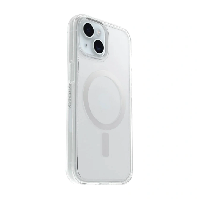 OtterBox Symmetry Clear Backcover MagSafe in Fabrieksverpakking Apple iPhone 17e / 16e / 15 / 14 / 13 - Transparant