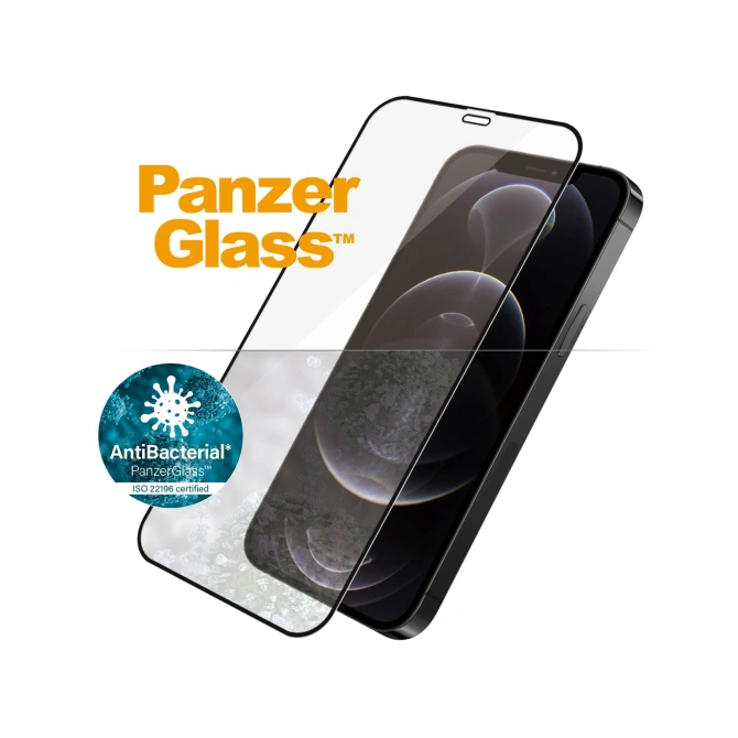 PanzerGlass Anti-Bacterial Case Friendly Screenprotector Apple iPhone 12 (Pro)