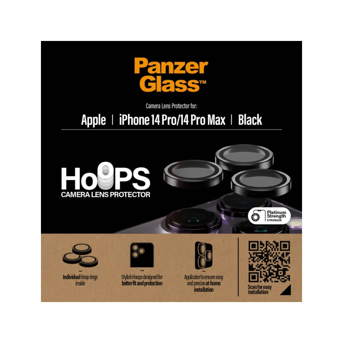 PanzerGlass Camera Protector Hoops Optic Rings Apple iPhone 14 Pro / 14 Pro Max