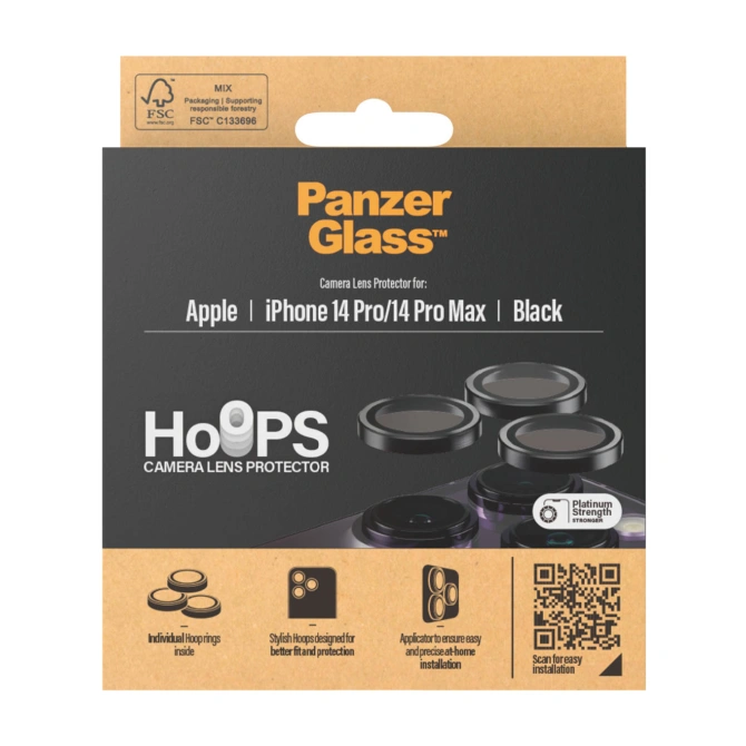 PanzerGlass Camera Protector Hoops Optic Rings Apple iPhone 14 Pro / 14 Pro Max