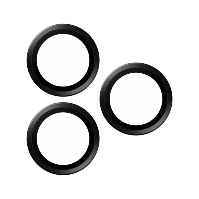 PanzerGlass Camera Protector Hoops Optic Rings Apple iPhone 15 Pro / 15 Pro Max - Black Titanium