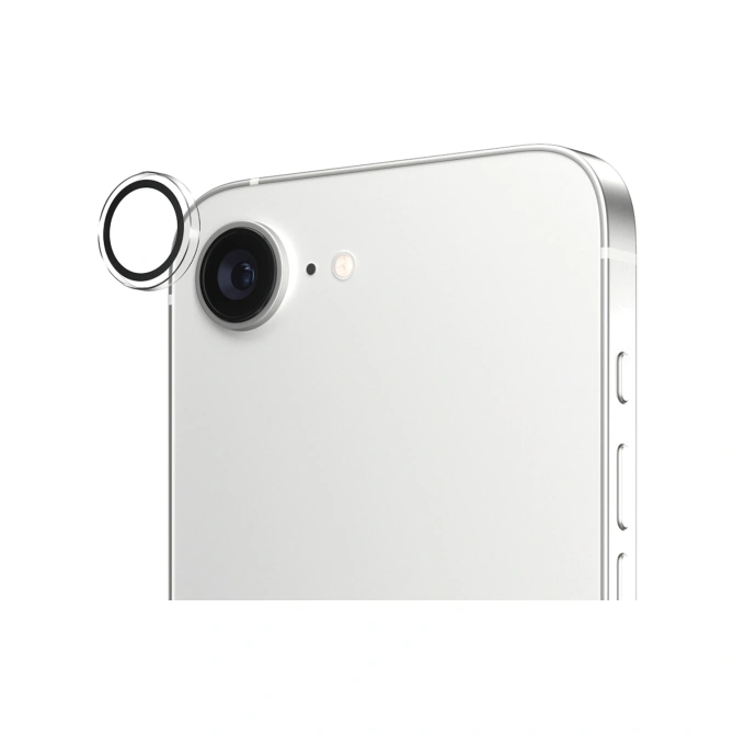 PanzerGlass Camera Protector Hoops Optic Rings voor de Apple iPhone 17e / 16e - Transparant