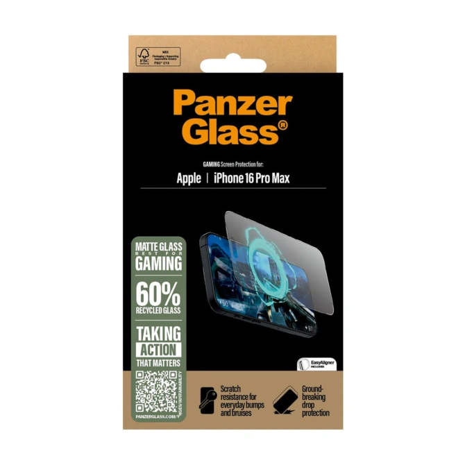 PanzerGlass EyeScreenprotector Ultra Wide Fit met applicator Apple iPhone 16 Pro Max