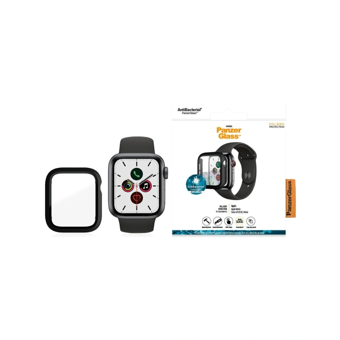 PanzerGlass Full Body Case Apple Watch 4 / 5 / 6 / SE - 40 mm - Zwart
