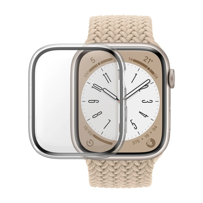 PanzerGlass Full Body Protection D3O® Bio Case Apple Watch 7 / 8 / 9 - 45 mm - Transparant
