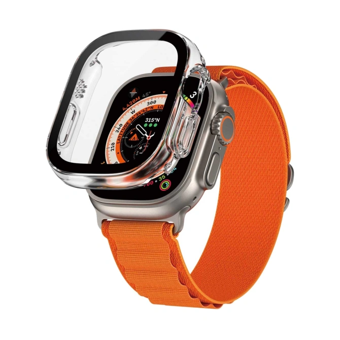 PanzerGlass Full Body Protection D3O® Bio Case Apple Watch Ultra / Ultra 2 / Ultra 3 - 49 mm - Transparant