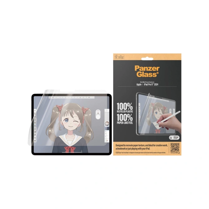 PanzerGlass GraphicPaper Ultra-Wide Fit Screenprotector Apple iPad Pro 11 (2025) M5 / (2024) M4
