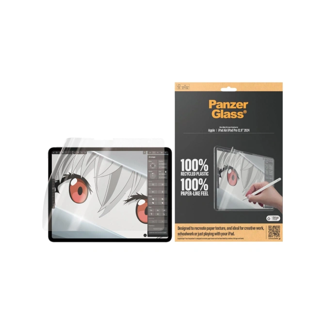 PanzerGlass GraphicPaper Ultra-Wide Fit Screenprotector Apple iPad Pro 13 / (2025) M5 / (2024) M4 / Air 13 inch (2026) M4 / (2025) M3 / (2024) M2