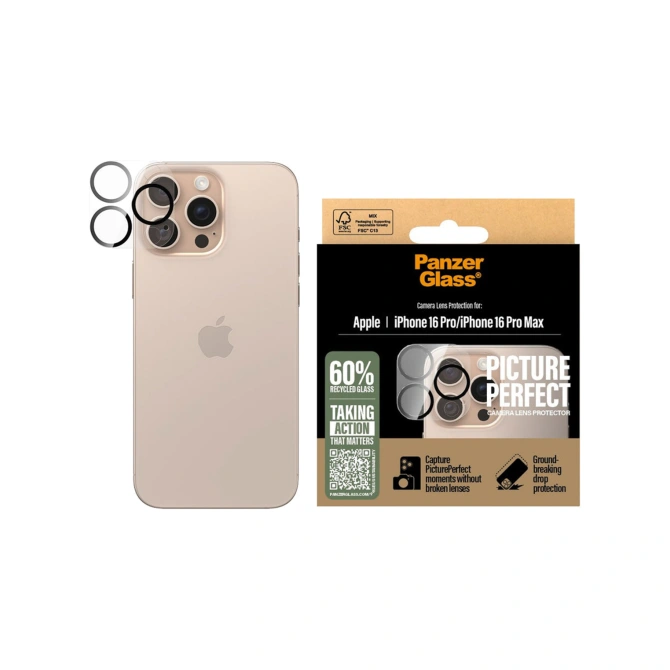 PanzerGlass PicturePerfect Camera Lens Protector Apple iPhone 16 Pro / 16 Pro Max