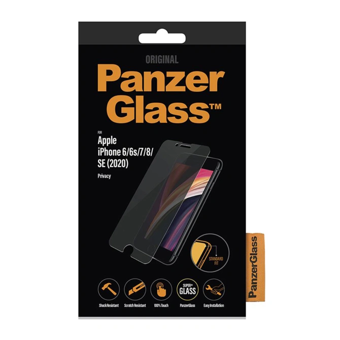 PanzerGlass Privacy Screenprotector Apple iPhone SE (2022 / 2020)