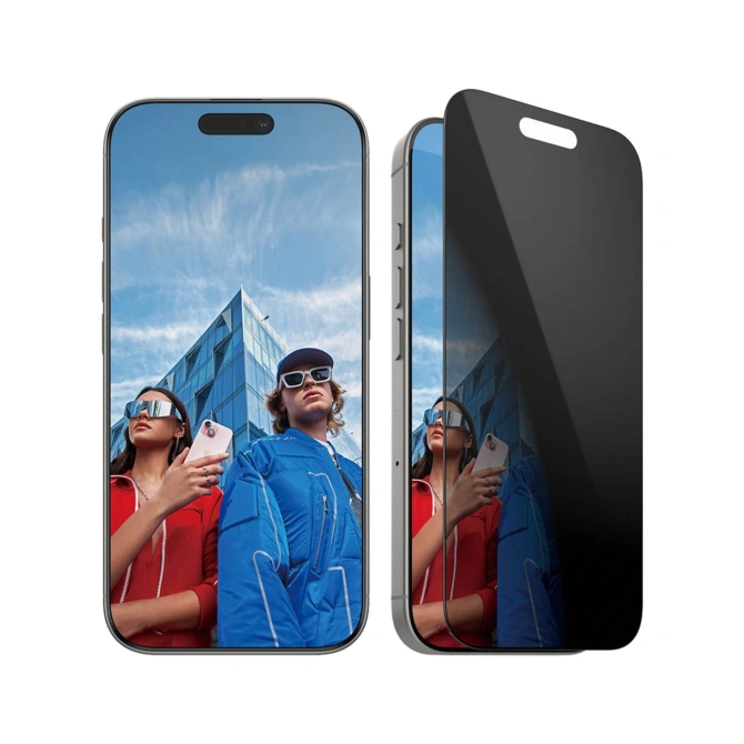 PanzerGlass Privacy Ultra-Wide Fit Anti-Bacterial Screenprotector incl. applicator Apple iPhone 16 Pro