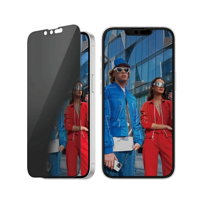 PanzerGlass Privacy Ultra-Wide Fit Anti-Bacterial Screenprotector incl. applicator Apple iPhone 17e / 16e / 14 / 13 / 13 Pro