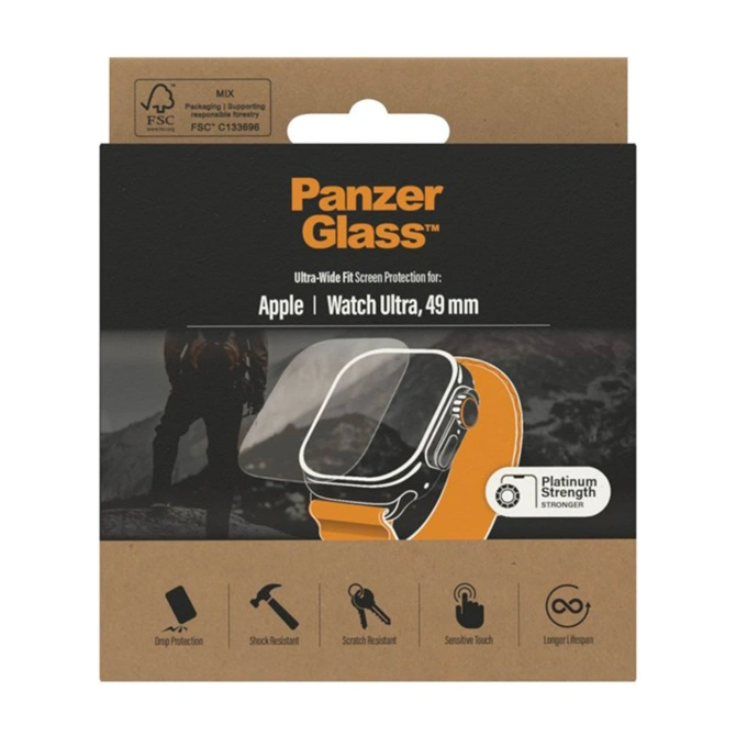 PanzerGlass Screenprotector voor de Apple Watch Ultra - 49 mm