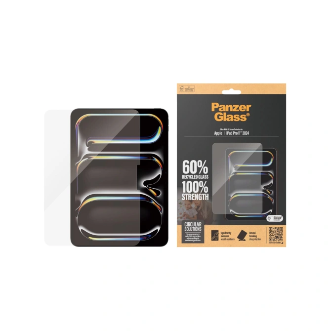 PanzerGlass Ultra Wide Fit Screenprotector Apple iPad Pro 11 (2025) M5 / (2024) M4
