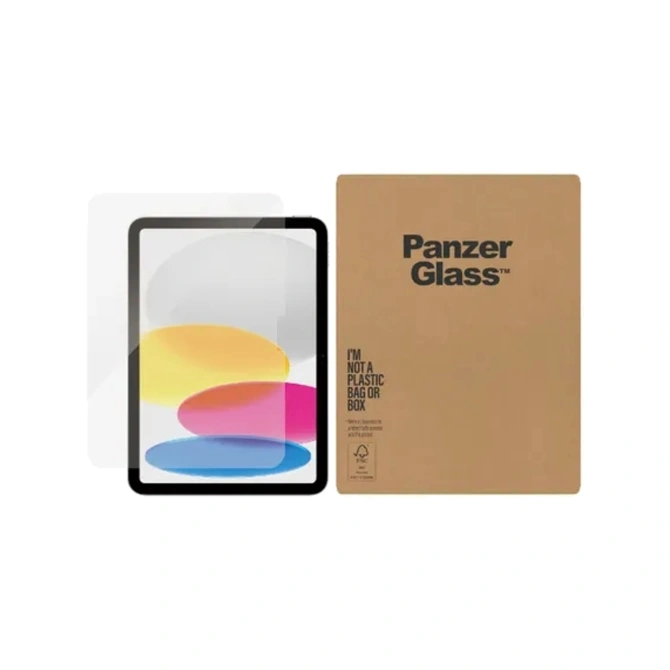 PanzerGlass Ultra Wide Fit Screenprotector in fabrieksverpakking Apple iPad Air 11 inch (2025) M3 / (2024) M2 / iPad 11 (2025) A16 / iPad 10 (2022)