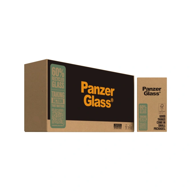 PanzerGlass Ultra-Wide Fit Screenprotector incl. applicator in Fabrieksverpakking Apple iPhone 16 / 15