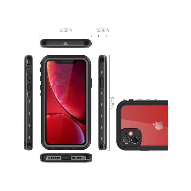 Redpepper Dot Plus Waterproof Backcover Apple iPhone 11 - Zwart