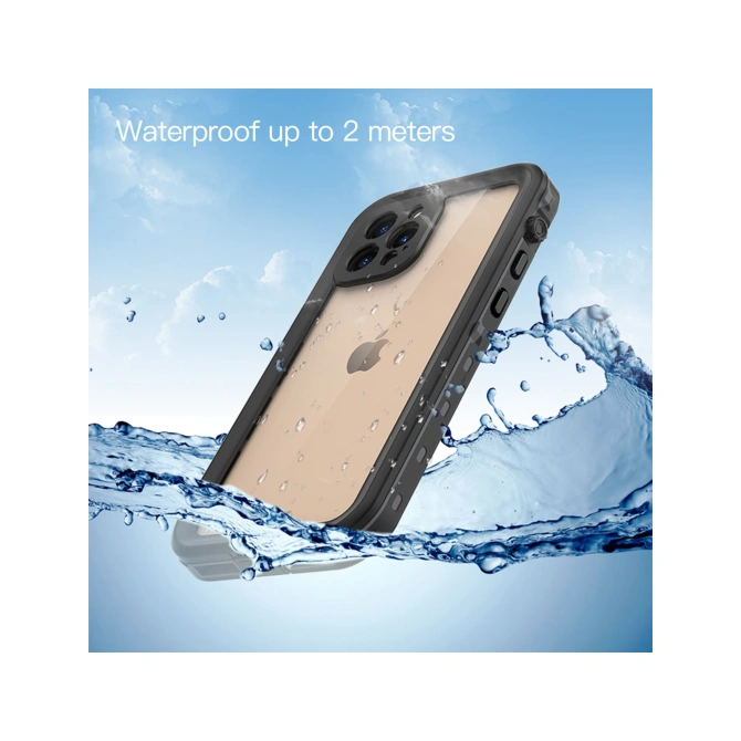 Redpepper Dot Plus Waterproof Backcover Apple iPhone 12 Pro - Zwart