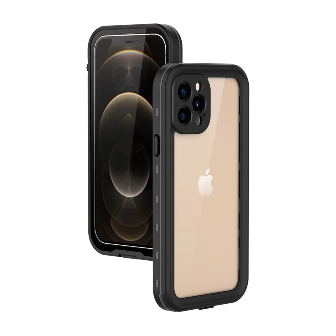 Redpepper Dot Plus Waterproof Backcover Apple iPhone 12 Pro - Zwart