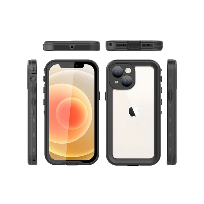Redpepper Dot Plus Waterproof Backcover Apple iPhone 13 Mini - Zwart