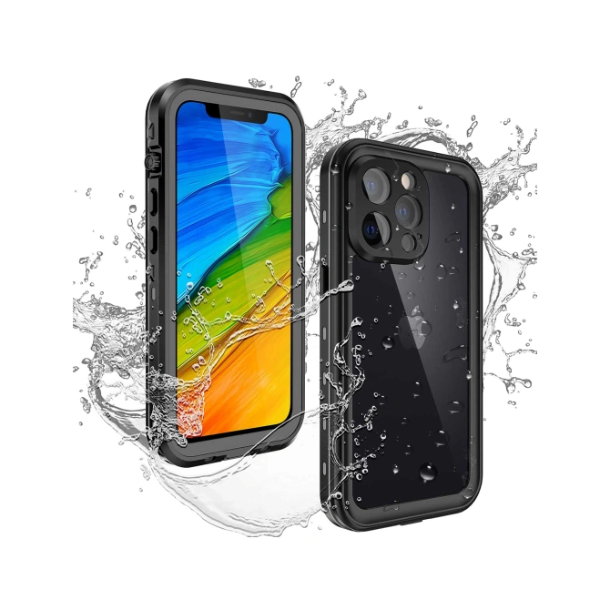 Redpepper Dot Plus Waterproof Backcover Apple iPhone 13 Pro - Zwart