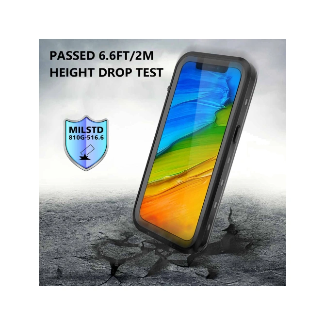 Redpepper Dot Plus Waterproof Backcover Apple iPhone 13 Pro - Zwart